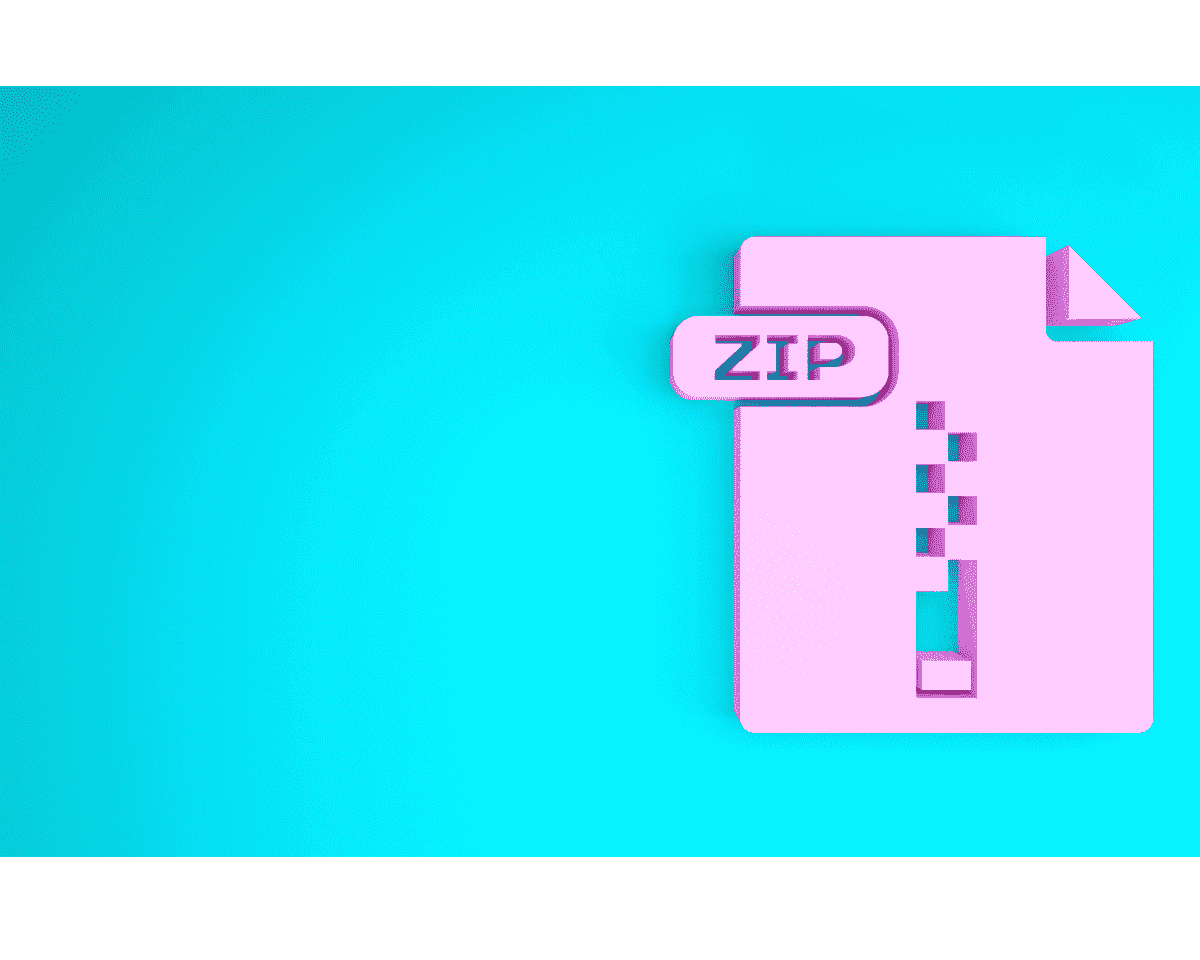 How to send large photo files via email: Zip the files into a compressed folder