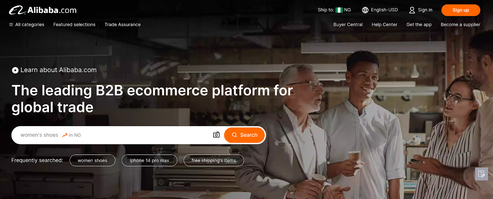 Alibaba the leading b2b commerce platform