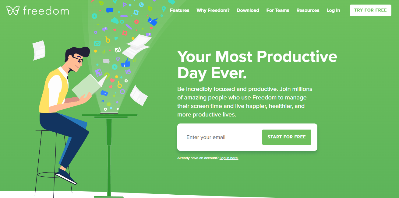 Freedom: Your Most Productive Day ever