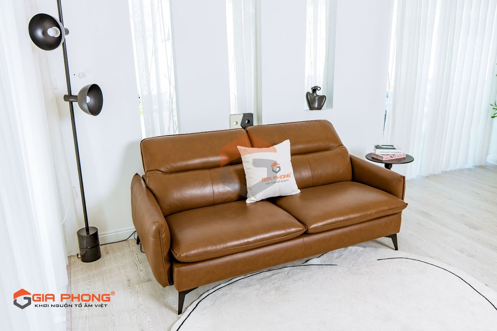 Ghế sofa da màu nâu - Tạo cảm giác sang trọng và tinh tế cho không gian sống