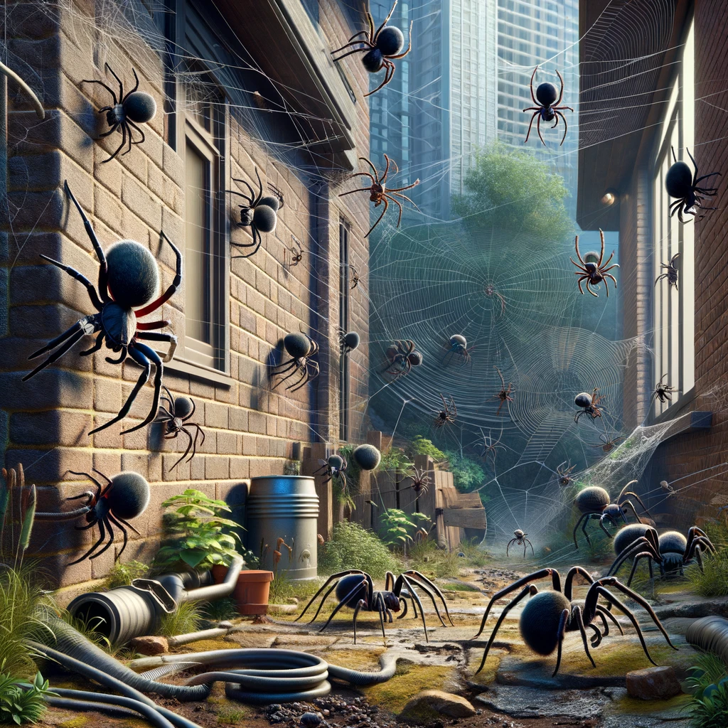Black House Spiders in Urban Ecosystems