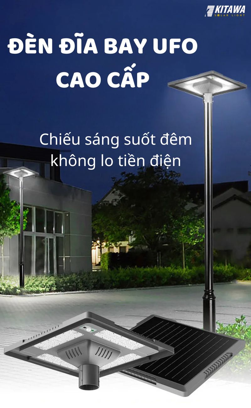 Đèn đĩa bay UFO năng lượng mặt trời 300W - UF07.300