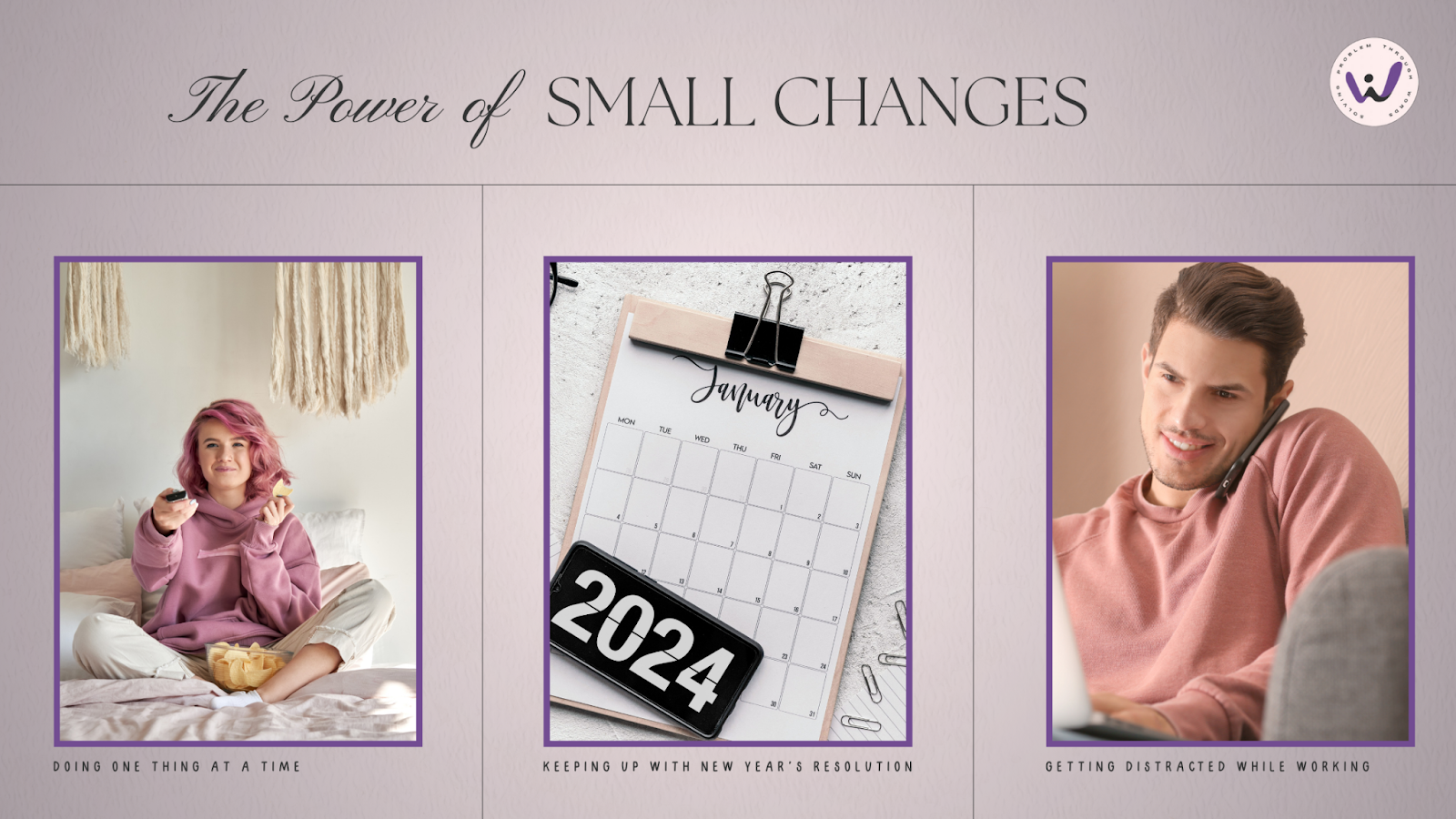 The power of small changes over time and why it's worth it