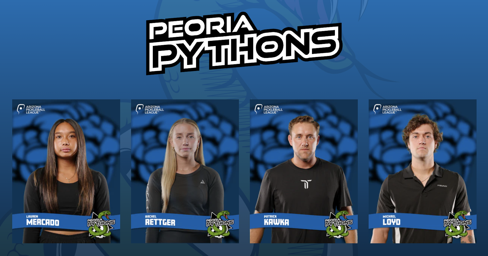 Pythons roster