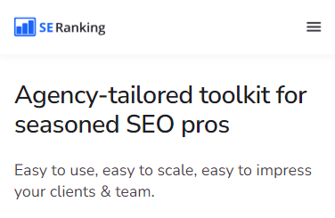 SE Ranking - SEO tool
