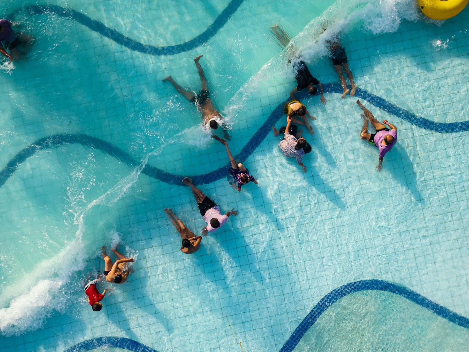 Wave Pool ride in Pink Pearl