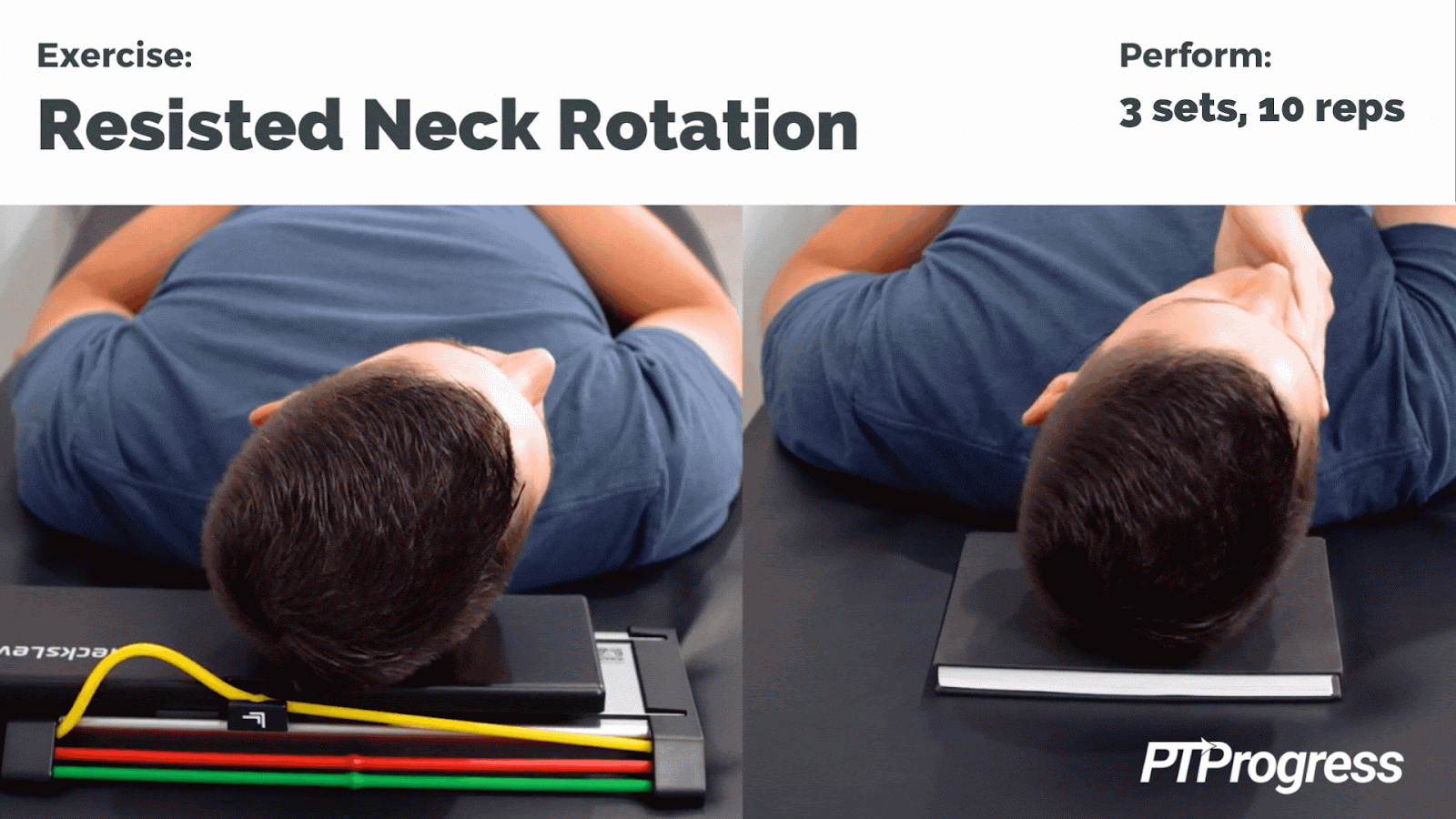resisted neck rotation for neck pain