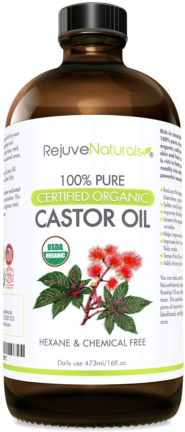 Rejuve Naturals Organic Castor Oil