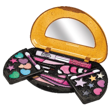 A makeup set with a mirror

Description automatically generated