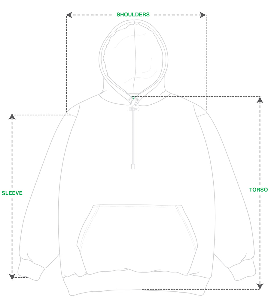 Base Hood Size Guide Vector