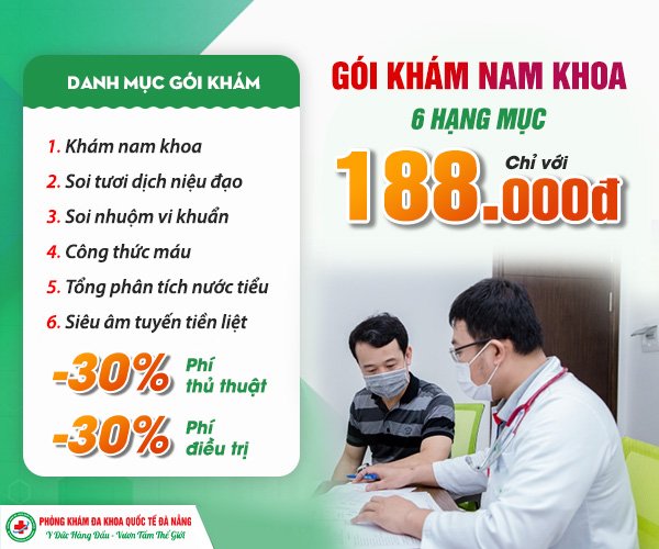 Gói khám nam khoa 188K