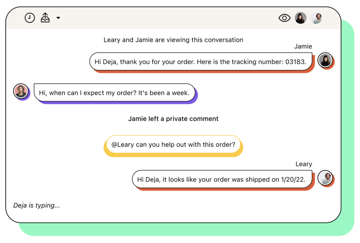 MessageDesk is a customer service texting software that offers a shared inbox so customer support teams can unify conversations with one phone number in one inbox. 