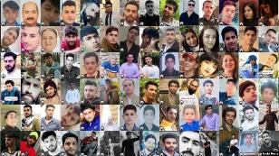 شماری از کشته‌شدگان بر اثر سرکوب اعتراضات ۱۴۰۱ در ایران 