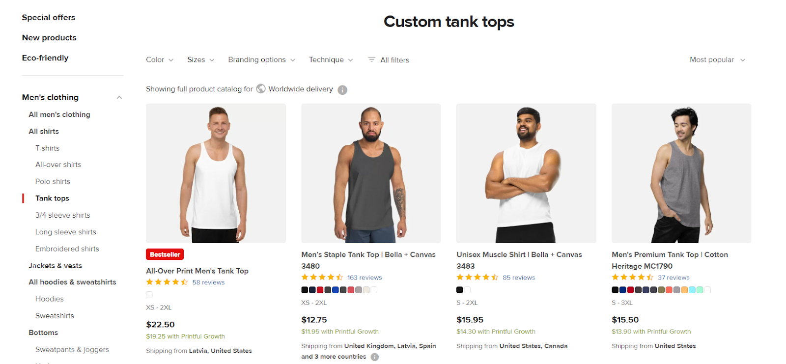 tank tops