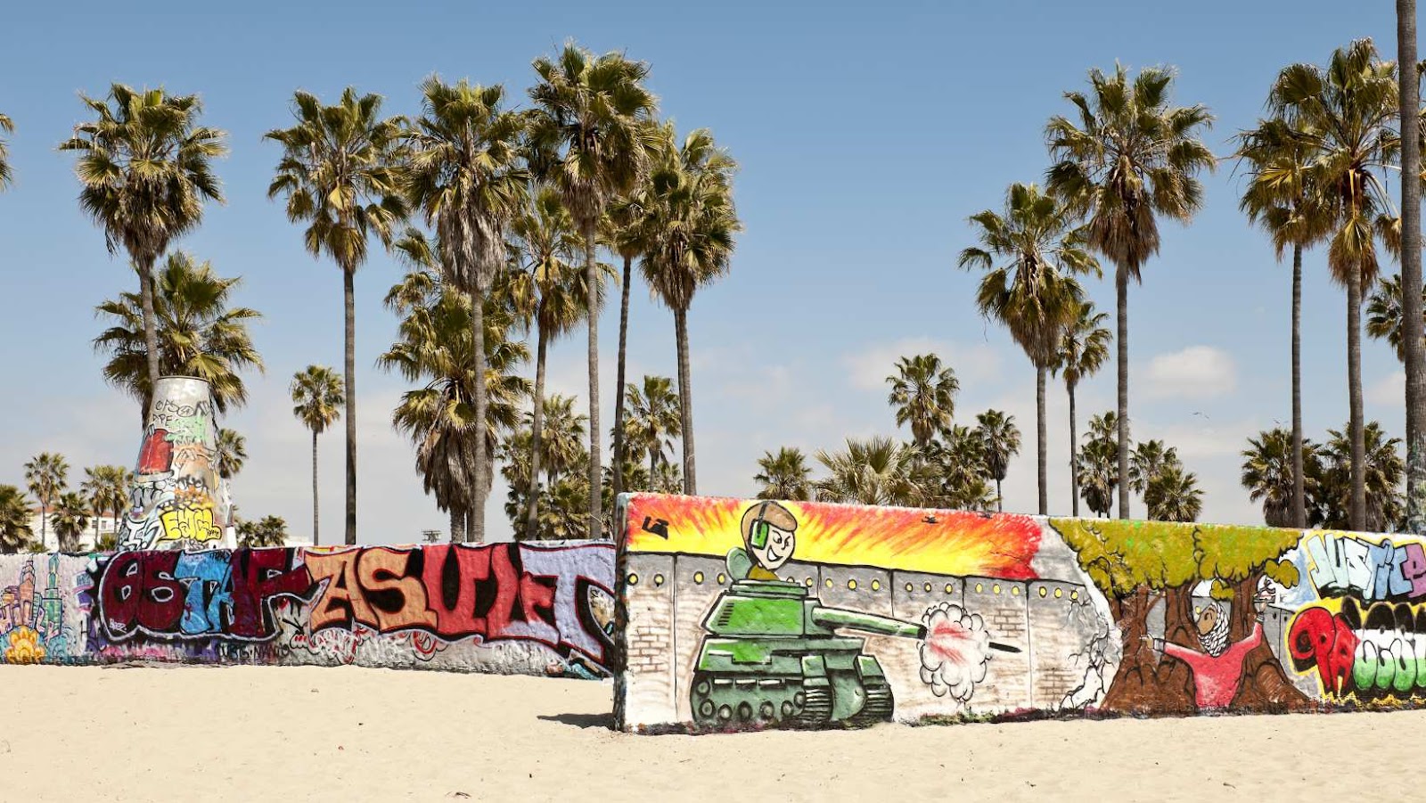 Graffiti Arts and Murals in Venice Beach