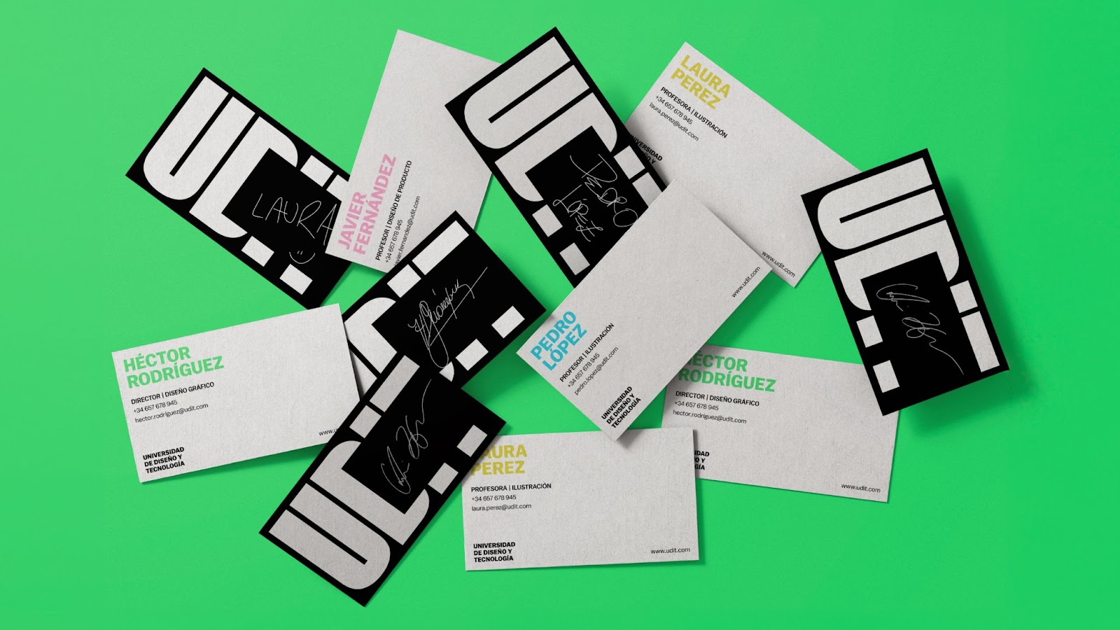 Artifact from the UDIT’s Bold and Playful Branding by Erretres article on Abduzeedo