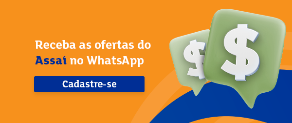 banner ofertas do Assaí Atacadista no WhatsApp - sobremesas de Natal