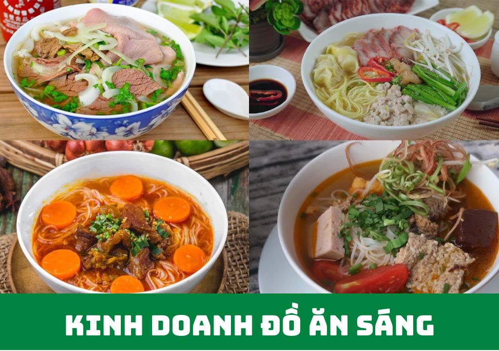 kinh doanh đồ ăn sáng