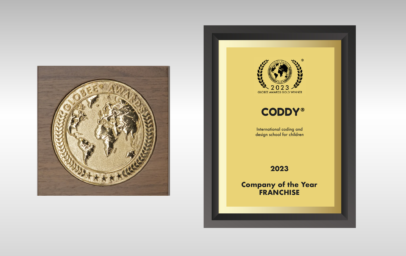 CODDY — победитель в номинации Компания года: франшиза на премии Globee