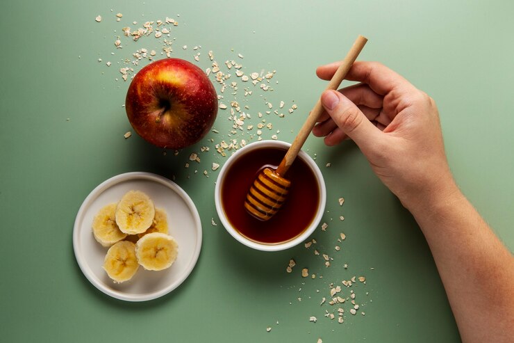 apple honey bannana oats