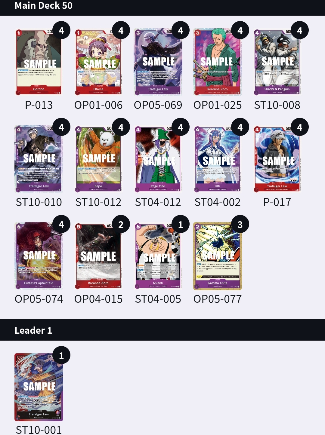 One Piece Card Game Meta Tier List (OP-05) - December 2023 • DotGG