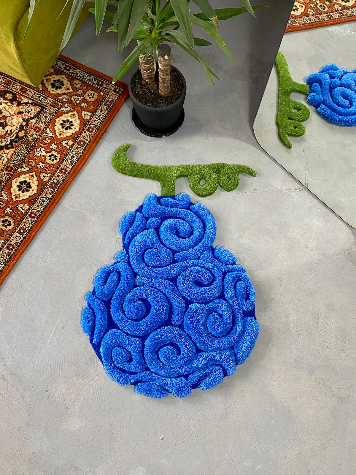 Синій килим створений Таморками