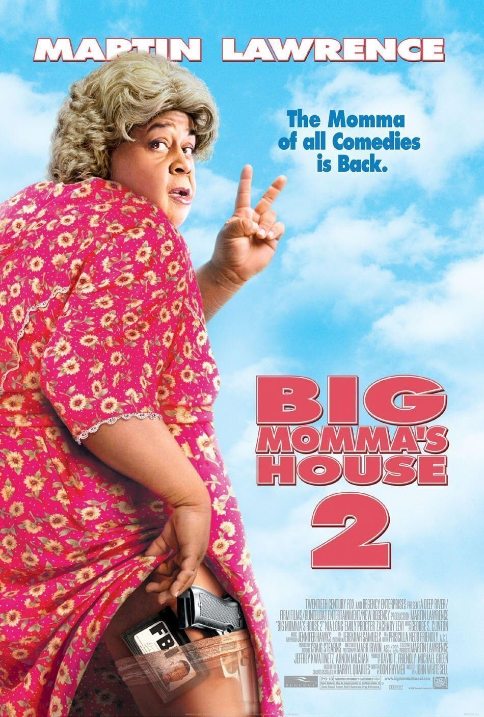 Big Momma's House 2 Poster 27x40 Martin Lawrence Elton LeBlanc Nia Long