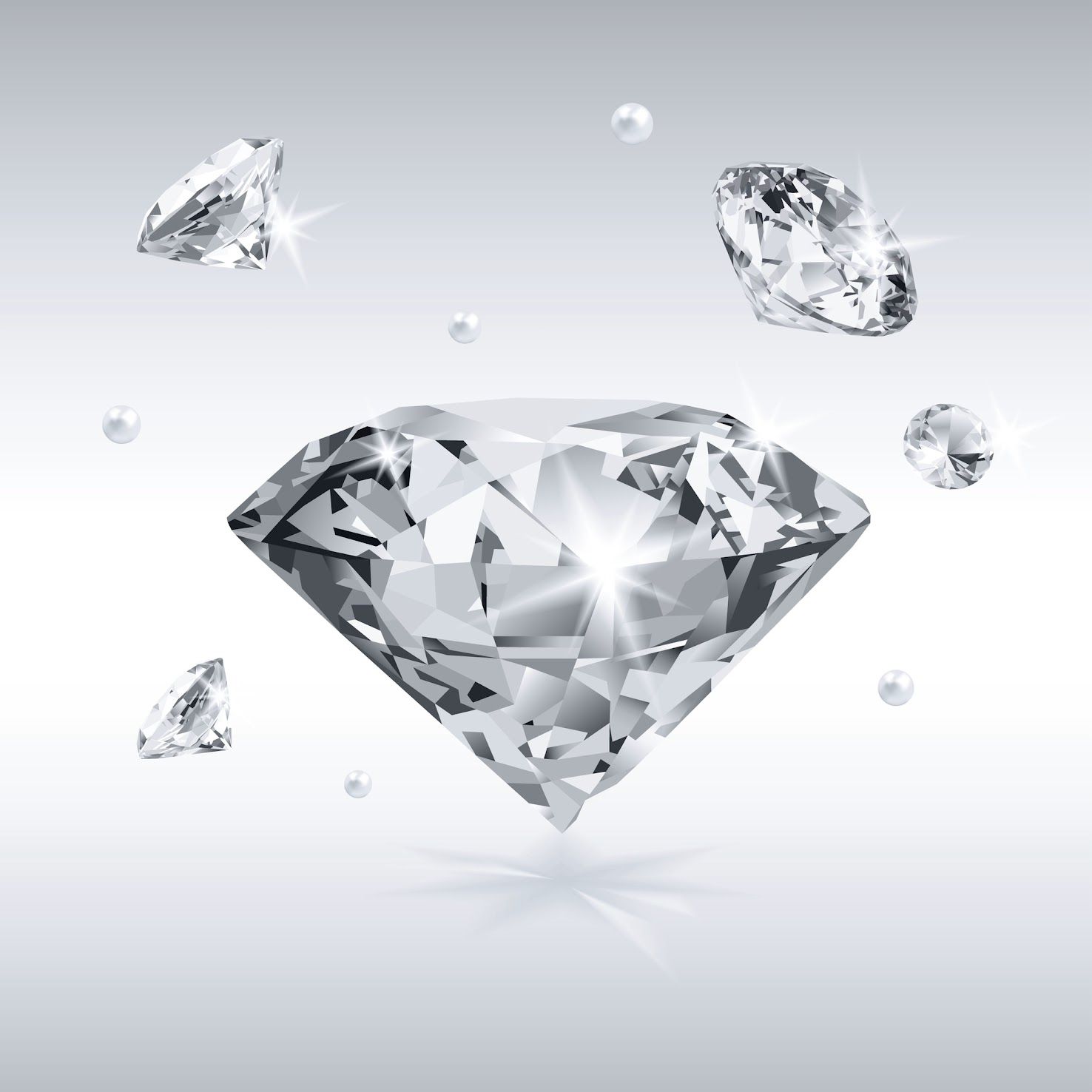 闪闪发光的天然钻石订婚戒指图片，展示其罕见的美丽和恒久的价值