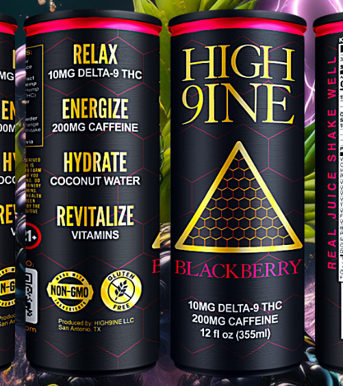High 9ine Blackberry + Caffeine