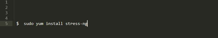 Command of stress-NG installation into RED Hat and CentOS