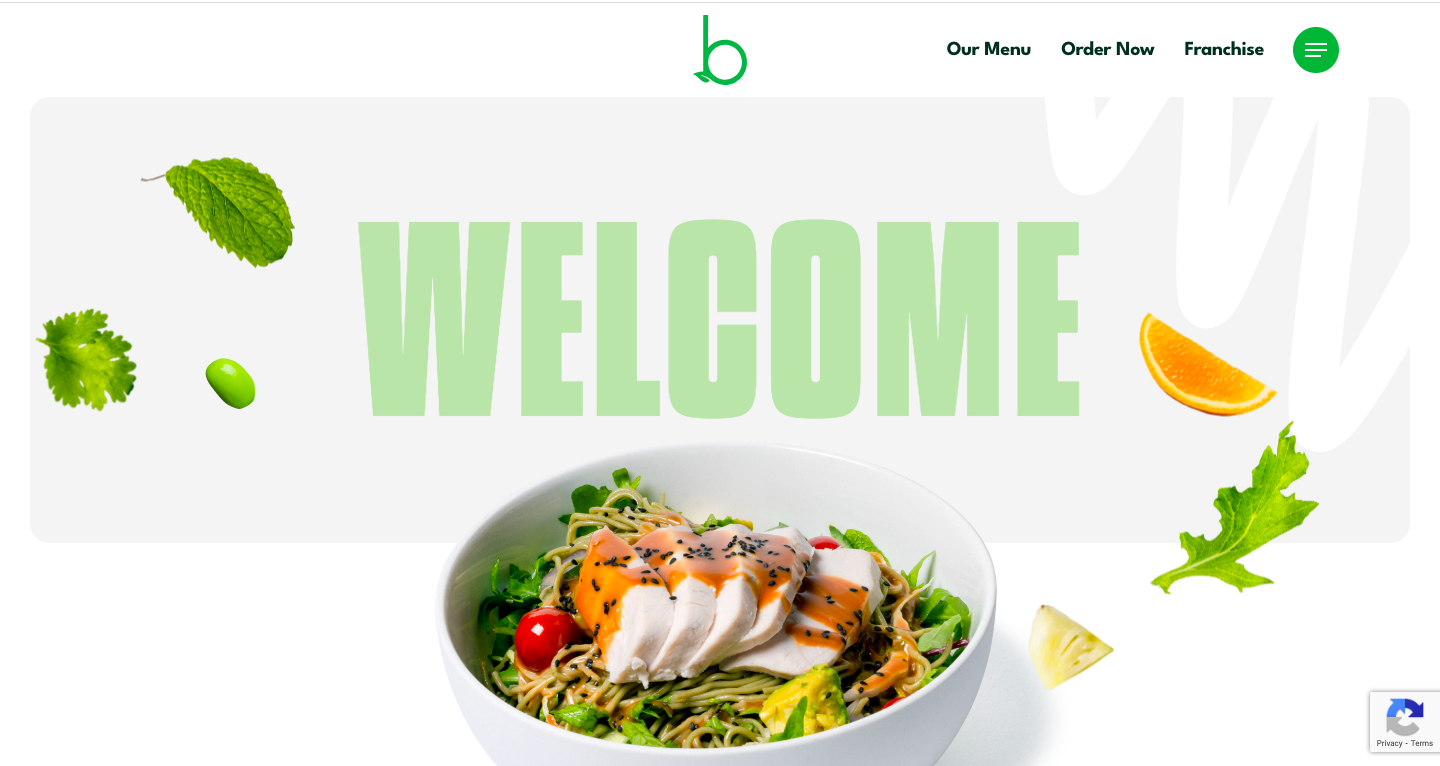 Banana Blossom static website example