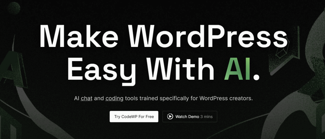 CodeWP – Tailored for WordPress Development