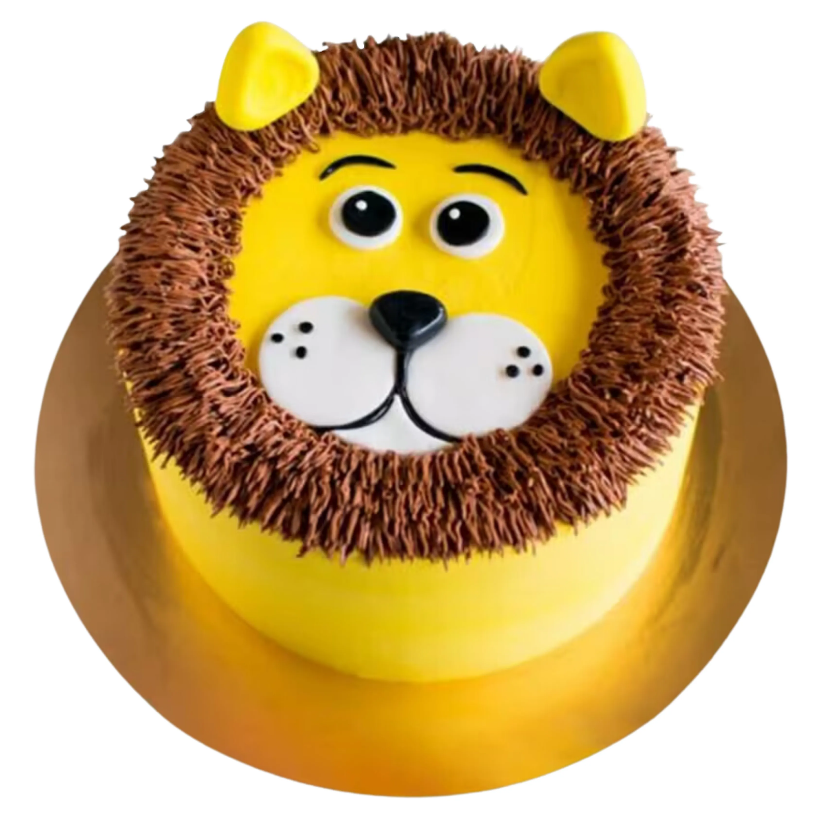 Lion Cream Cake by Belly Amy's