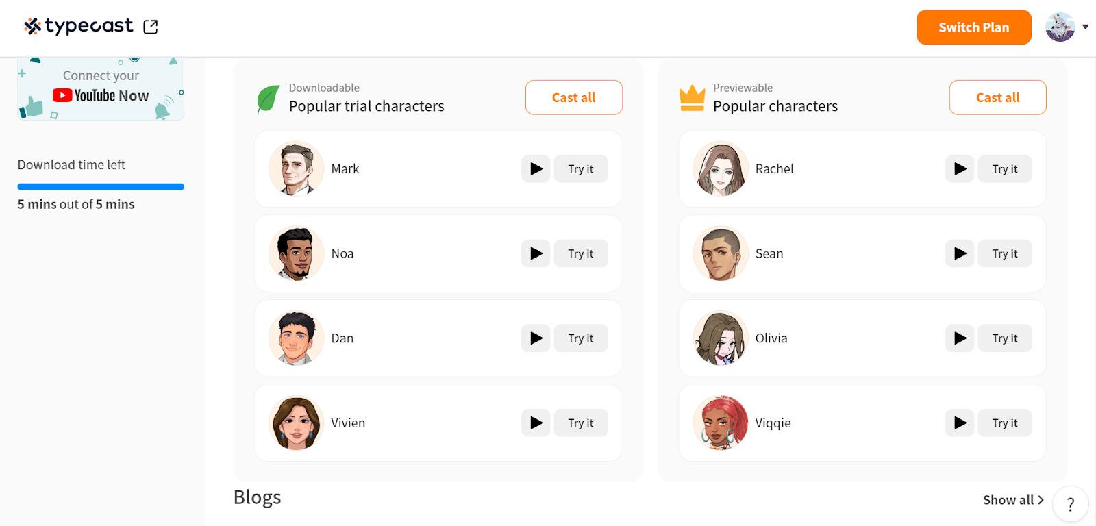 How to use Typecast