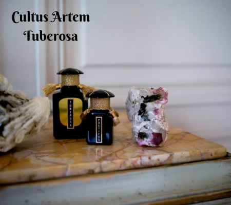 Image of Cultus Artem Tuberosa perfume, displaying its distinctive bottle design and allure.