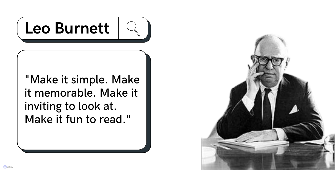 Leo Burnett content writing tips