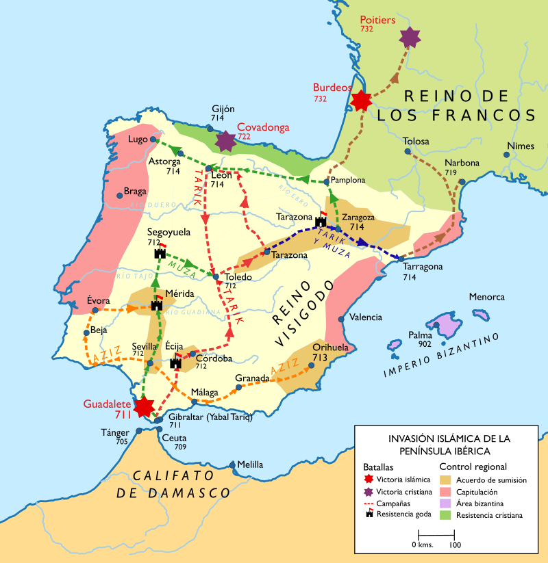 Conquista da Península Ibérica pelos muçulmanos
