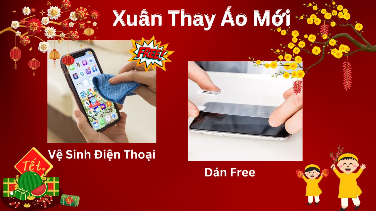 Tặng miễn phí dán cường lực cho toàn bộ khách hàng: Với tất cả khách hàng chưa từng mua hàng tại Didongthongminh.