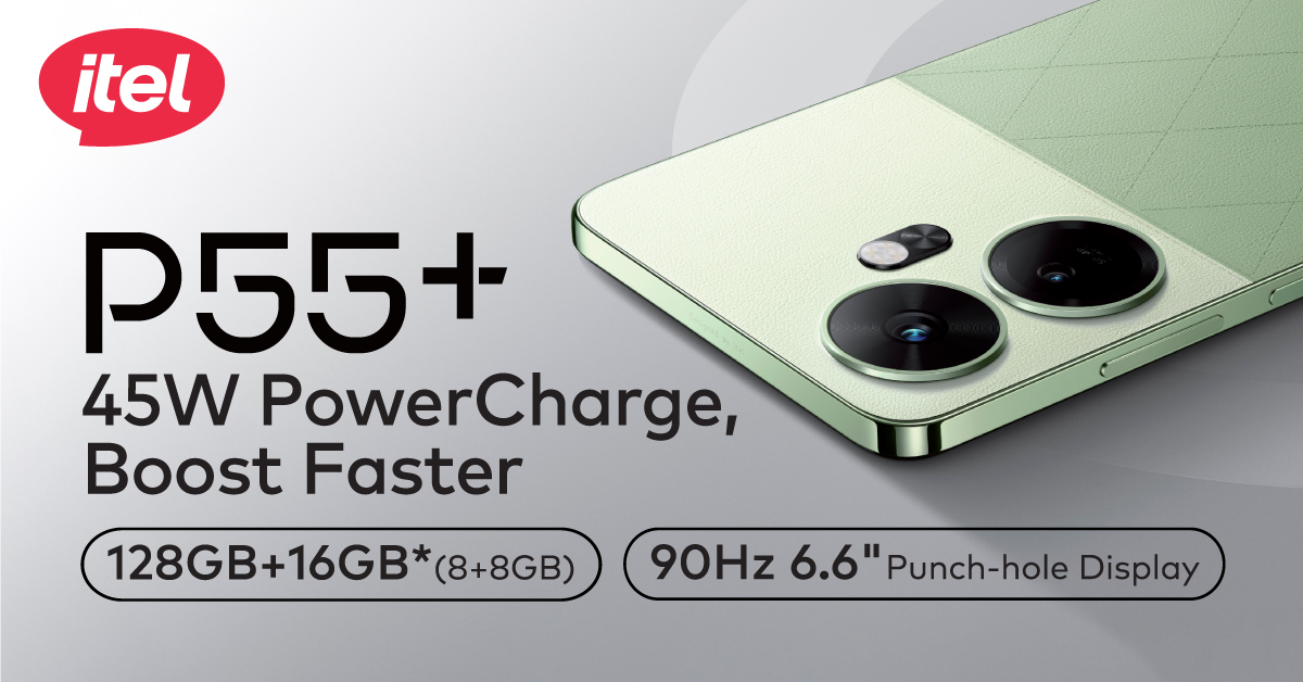 MEET THE POWERFUL ITEL P55+ - THE SMARTPHONE REDEFINING FAST CHARGING