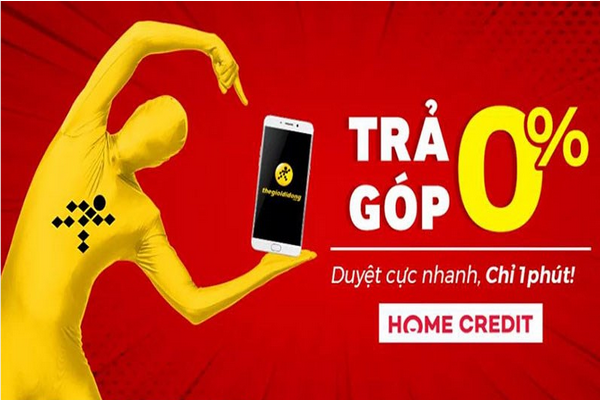 Home Credit mang đến dịch vụ vay mua hàng trả góp với lãi suất 0%