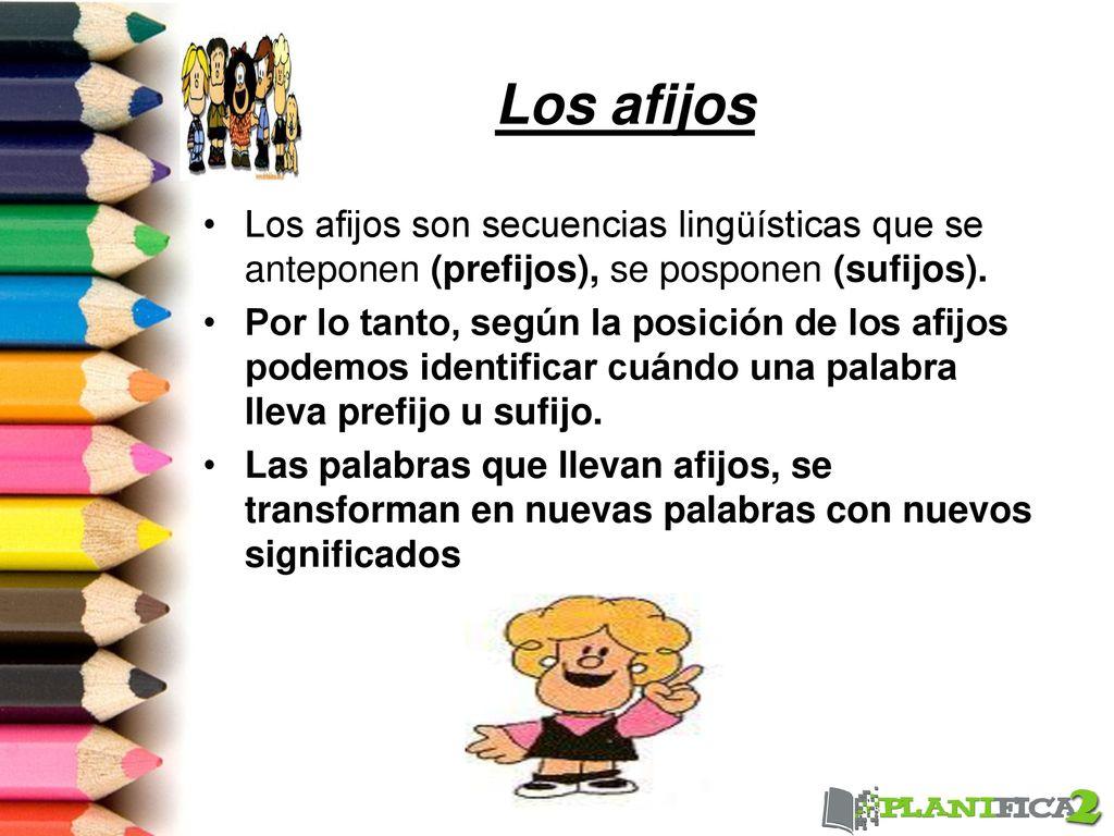 Los afijos». - ppt descargar