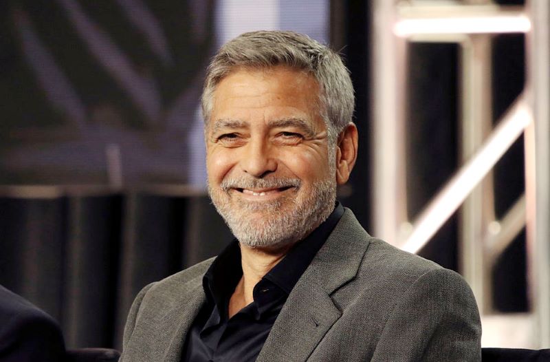Kiểu tóc nam đẹp Clooney