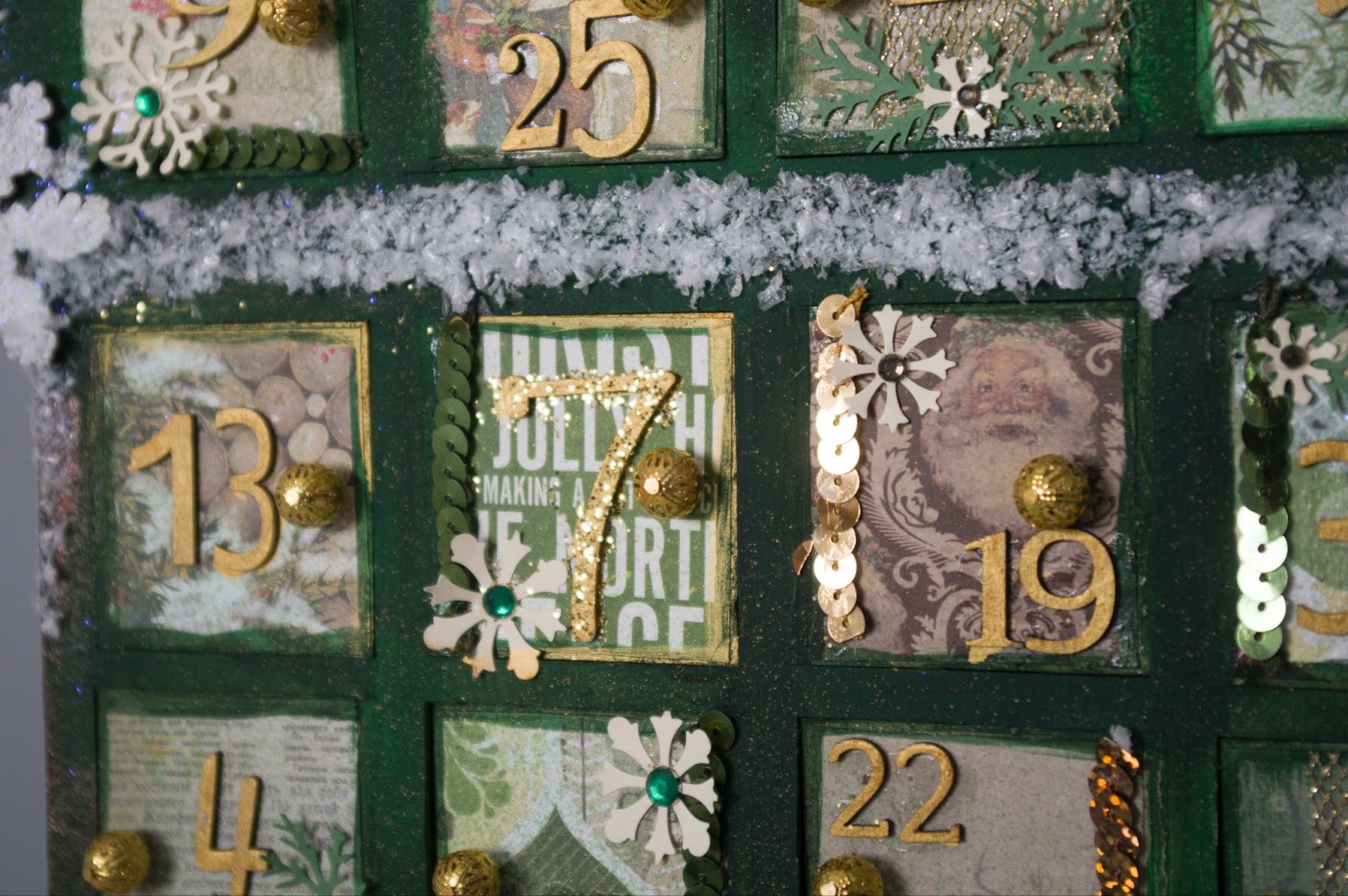 Department Store Advent Calendars being used