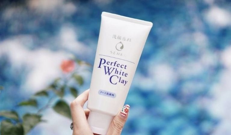 Sữa rửa mặt senka Perfect White Clay 