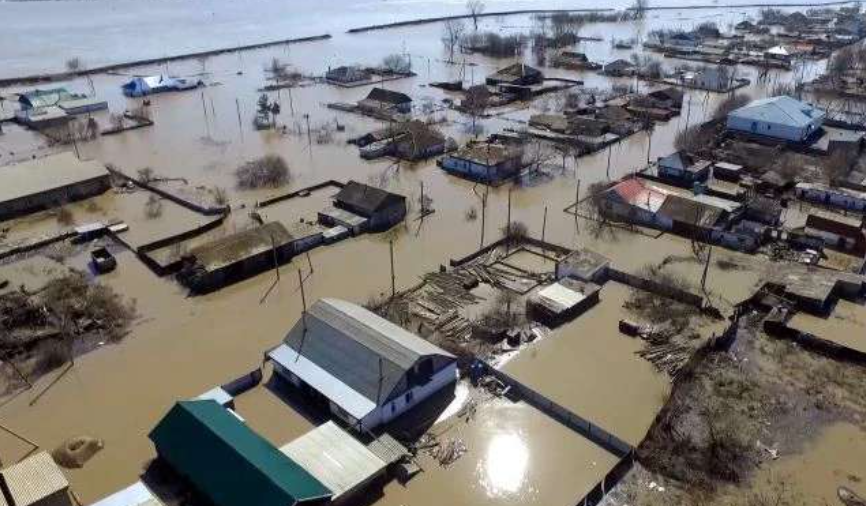 Crecidas Kazajistán, inundación Kazajistán, inundación Kostanái