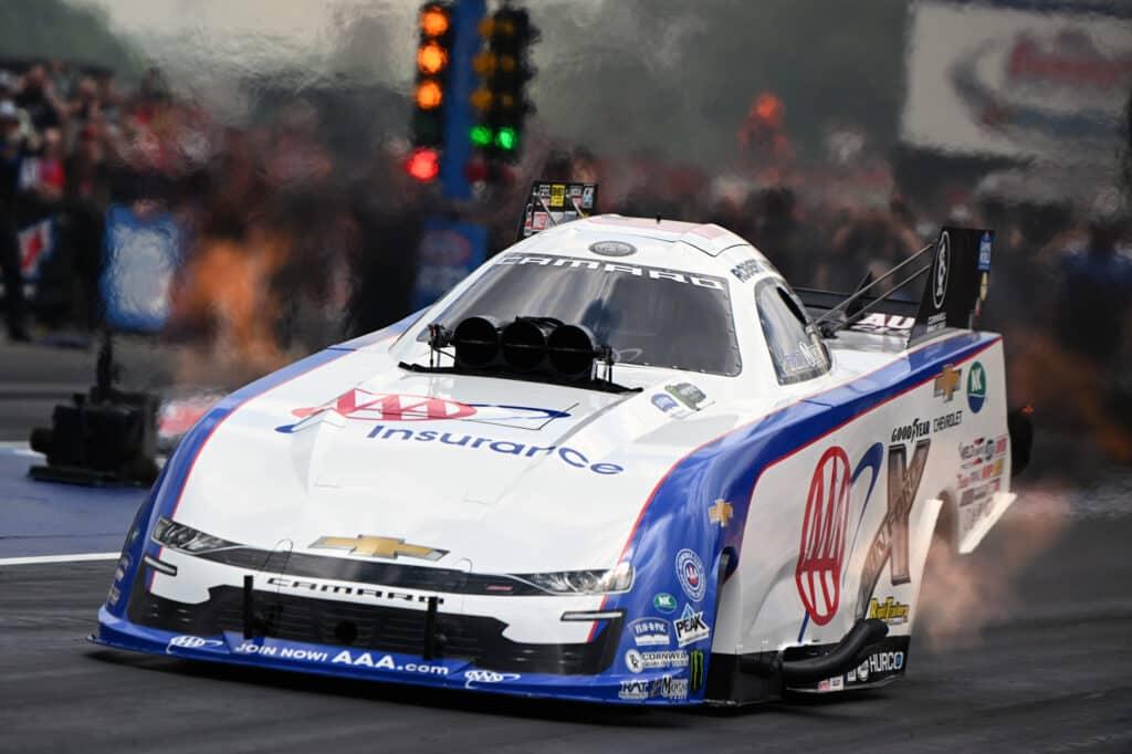 ROBERT HIGHT AND AAA CHEVY ON A ROLL HEADING TO NHRA MIDWEST NATIONALS -  John Force Racing