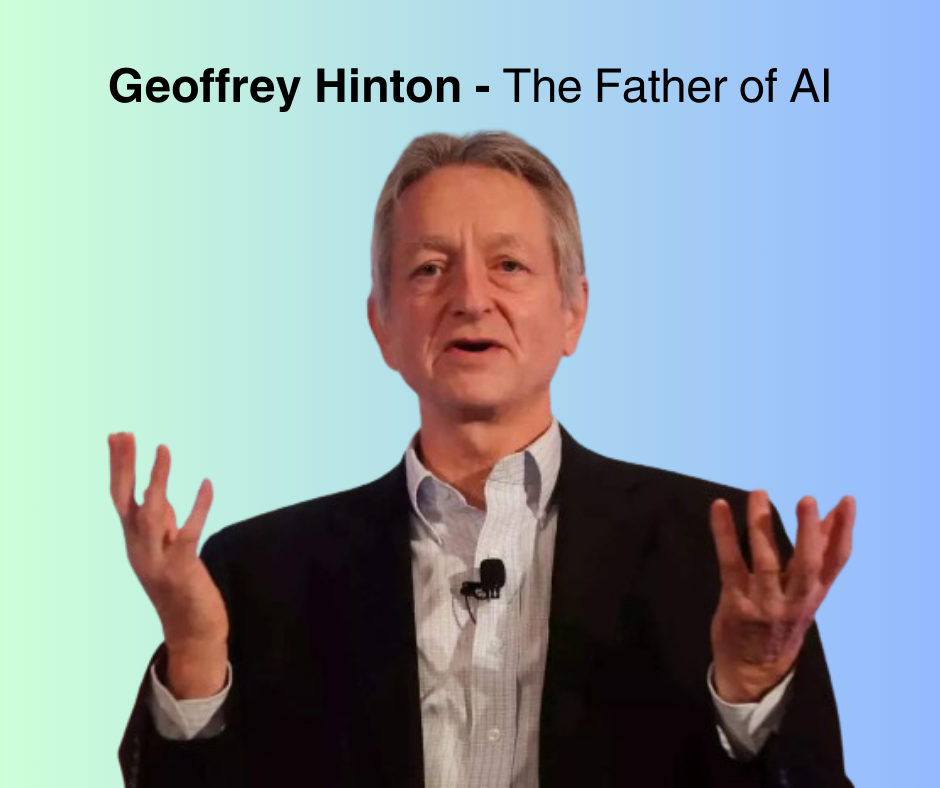 Geoffrey Hinton artificial intelligence. The father of AI.