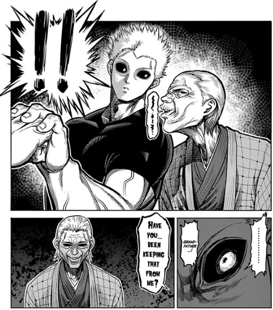 Manga Garou gets back at Webcomic Garou (referenced my AoT x OPM