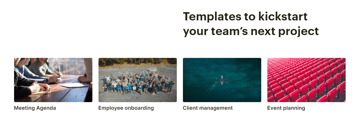 Templates to kickstart your team's next project with Todoist