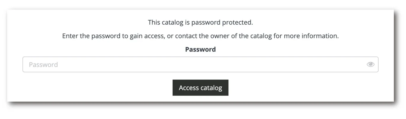 Enable password protection in your Plytix Brand Portals for better protection